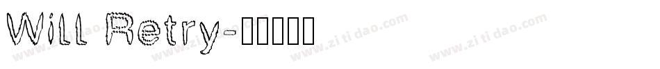 Will Retry字体转换